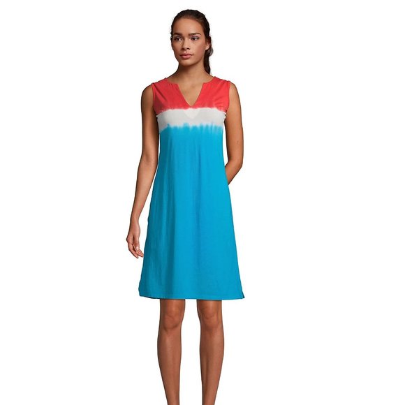 Lands End Other - NWT Lands' End Women Cotton Jersey Maxi Swim Coverup Size M/L $80 H524